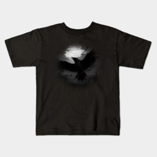 epic crow shadow Kids T-Shirt